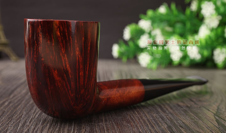 淘金周 英国Dunhill AMBER ROOT登喜路石楠木烟斗 琥珀根4105-1