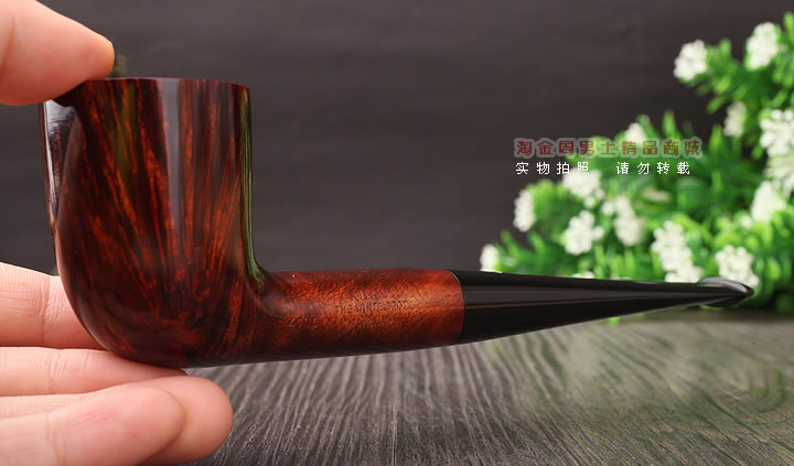 淘金周 英国Dunhill AMBER ROOT登喜路石楠木烟斗 琥珀根4105-10