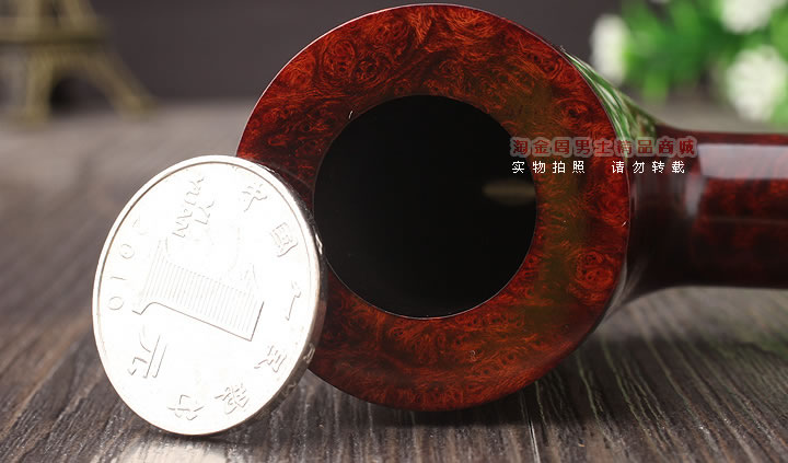 淘金周 英国Dunhill AMBER ROOT登喜路石楠木烟斗 琥珀根4105-6