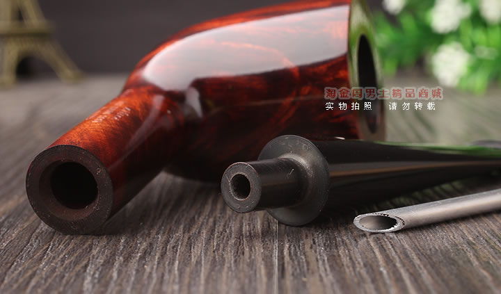 淘金周 英国Dunhill AMBER ROOT登喜路石楠木烟斗 琥珀根4105-7