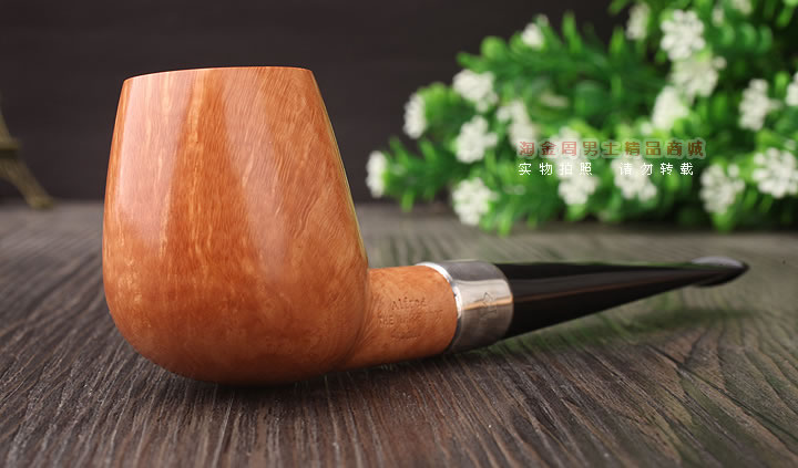 淘金周 英国Dunhill ROOT BRIAR登喜路石楠木烟斗 银圈4134-1