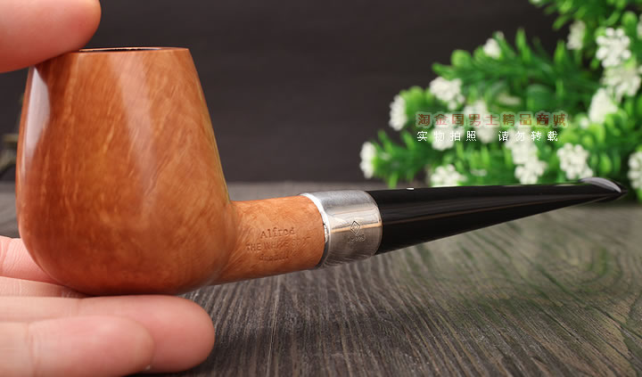 淘金周 英国Dunhill ROOT BRIAR登喜路石楠木烟斗 银圈4134-11