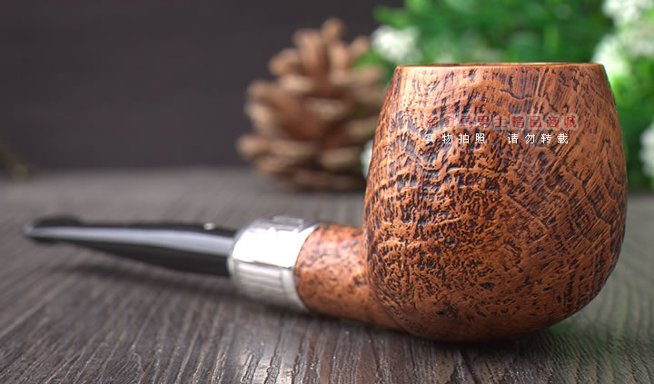 英国登喜路Dunhill 2015年圣诞纪念烟斗全银防风帽 全球限量300把-2