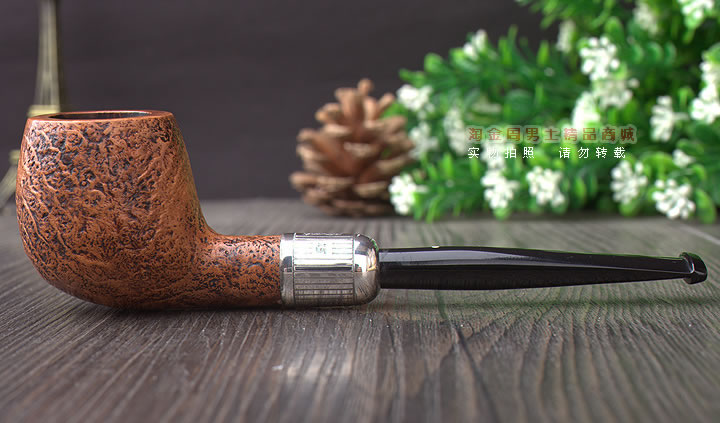 英国登喜路Dunhill 2015年圣诞纪念烟斗全银防风帽 全球限量300把-3