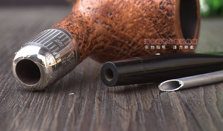 英国登喜路Dunhill 2015年圣诞纪念烟斗全银防风帽 全球限量300把-6