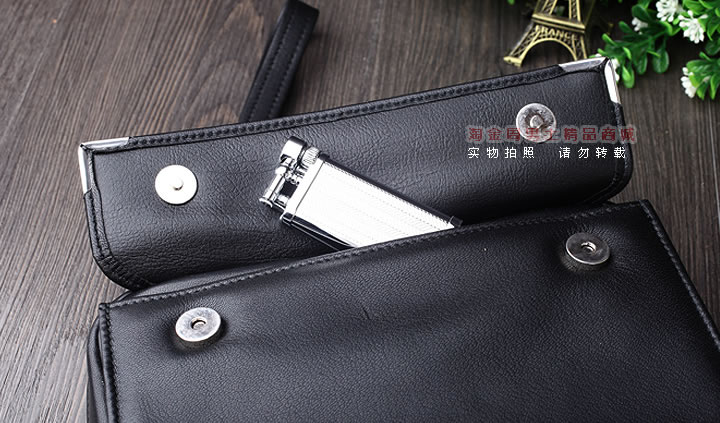 【淘金周】原装德国Martin Wess手工皮烟斗包 4斗包SLP15-4-2