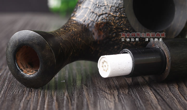 德国华云 Auenland新魔戒 阅读斗石楠木烟斗 6件套装GILG 粗面-6