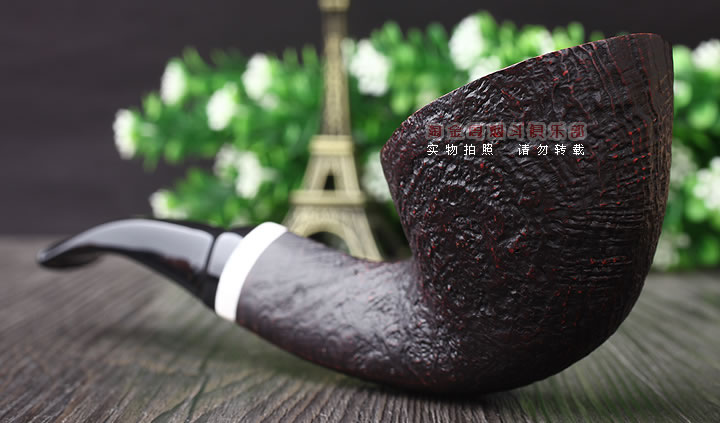 史丹威STANWELL石楠木烟斗 2014年度限量斗黑色喷砂smooth top-2