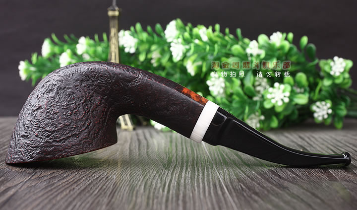 史丹威STANWELL石楠木烟斗 2014年度限量斗黑色喷砂smooth top-4