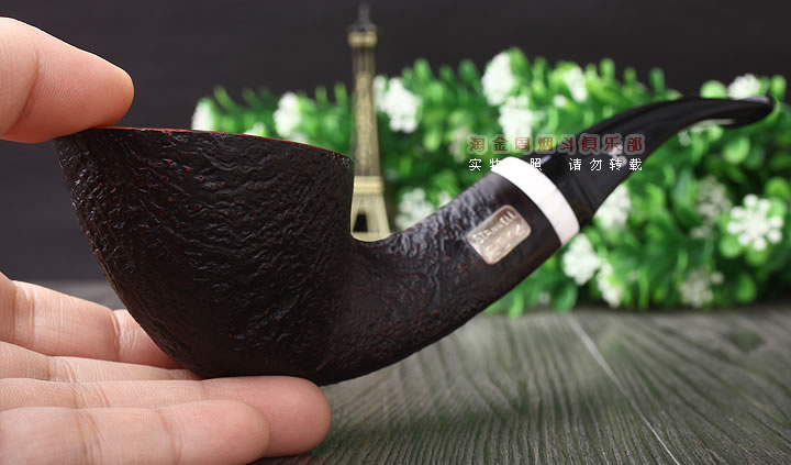 史丹威STANWELL石楠木烟斗 2014年度限量斗黑色喷砂smooth top-9