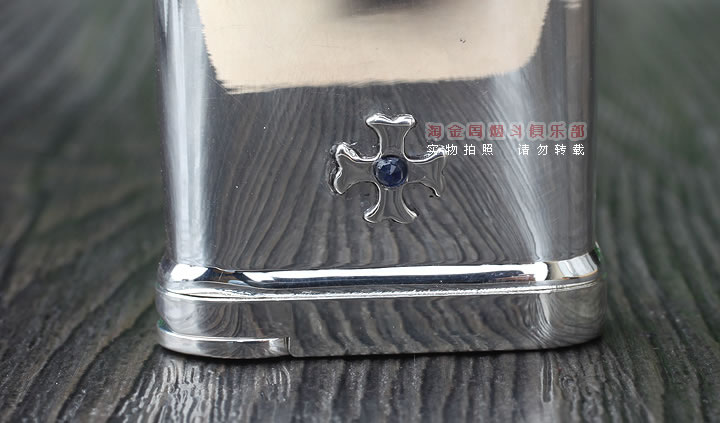 淘金周 德国十字架Sillems 纯银珐琅烟斗打火机 1188-4