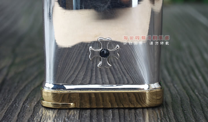 淘金周 德国十字架Sillems 纯银珐琅烟斗打火机5188-4
