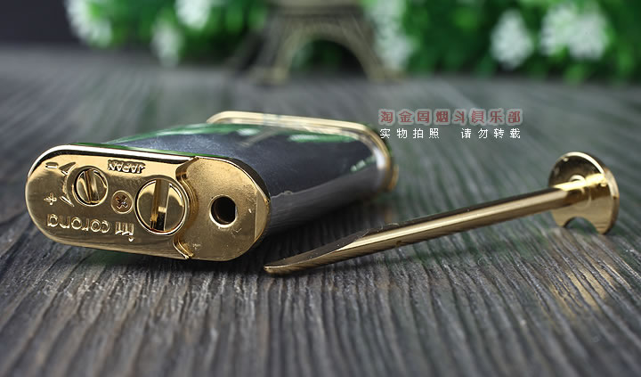 淘金周 德国十字架Sillems 纯银珐琅烟斗打火机5188-7