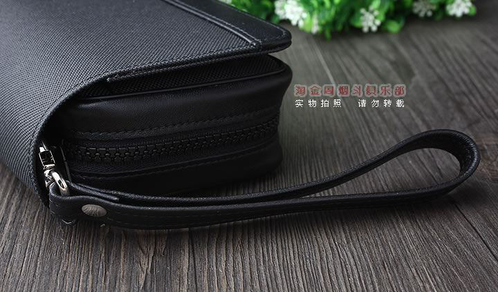 【淘金周】原装德国Martin Wess手工牛皮烟斗包 3斗包ap35-3-6