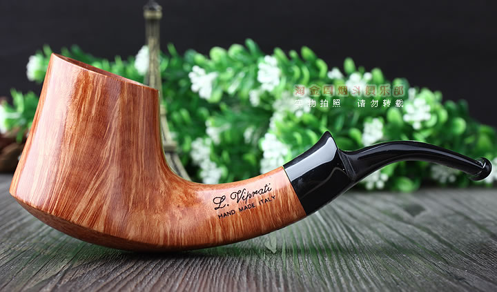 淘金周 意大利维布拉蒂Viprati VIP进口石楠木手工烟斗 V25-3