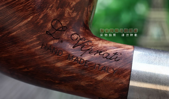 淘金周 意大利维布拉蒂Viprati VIP进口石楠木手工烟斗 V26-7