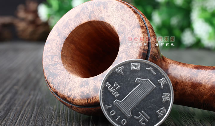 淘金周 意大利维布拉蒂Viprati VIP进口石楠木手工烟斗 V27-5