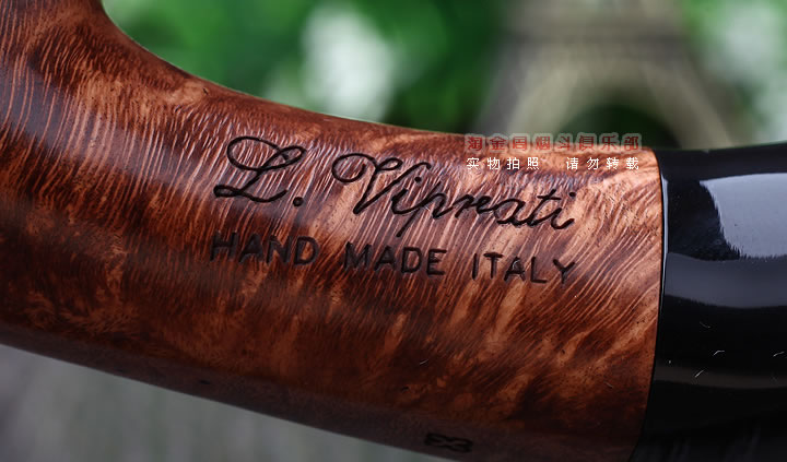 淘金周 意大利维布拉蒂Viprati VIP进口石楠木手工烟斗 V27-7