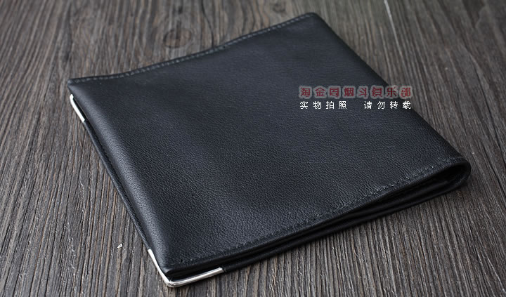 【淘金周】原装德国Martin Wess手工牛皮 折叠烟丝包 SLT-12-1