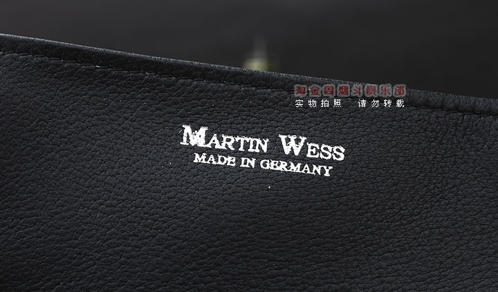 【淘金周】原装德国Martin Wess手工牛皮 折叠烟丝包 SLT-12-4