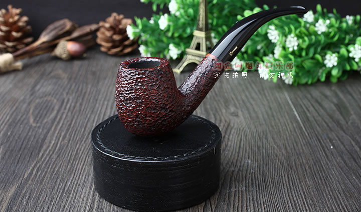 8deco磁性烟斗架 牛皮单斗架-1