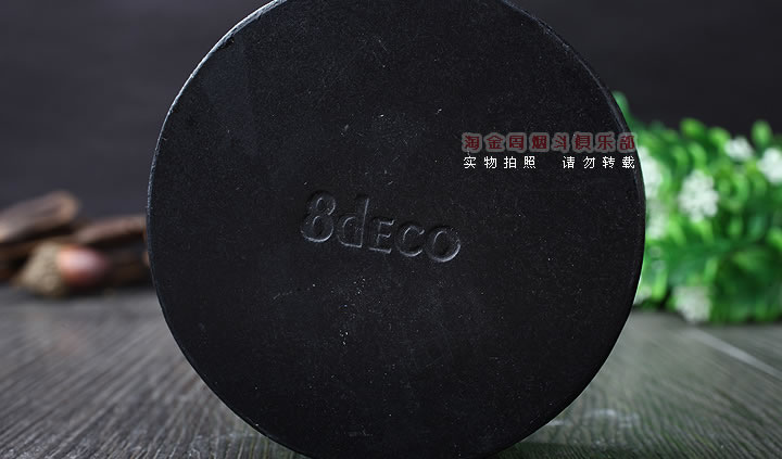 8deco磁性烟斗架 牛皮单斗架-2