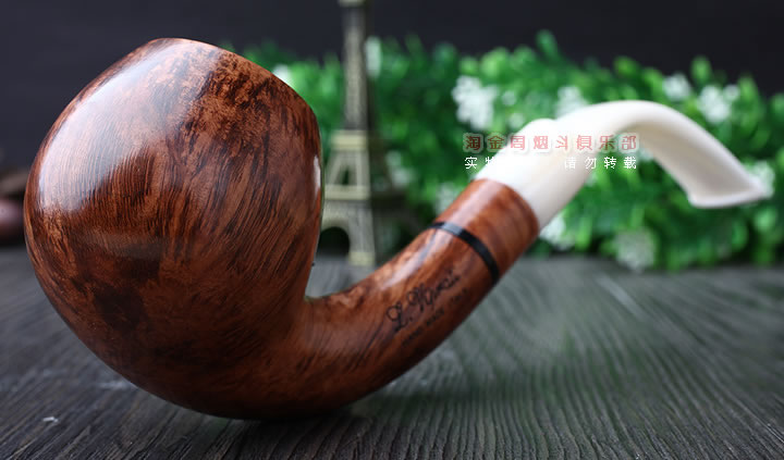 意大利维布拉蒂Viprati VIP进口石楠木手工烟斗 大弯斗V28-1