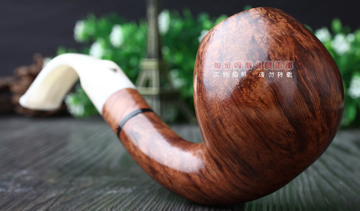 意大利维布拉蒂Viprati VIP进口石楠木手工烟斗 大弯斗V28-2
