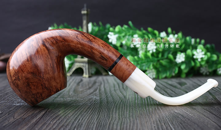意大利维布拉蒂Viprati VIP进口石楠木手工烟斗 大弯斗V28-4