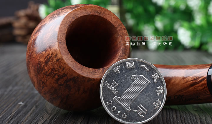 意大利维布拉蒂Viprati VIP进口石楠木手工烟斗 大弯斗V28-5