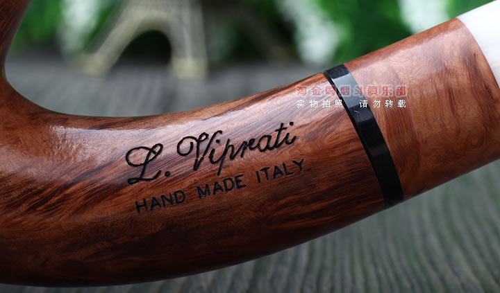 意大利维布拉蒂Viprati VIP进口石楠木手工烟斗 大弯斗V28-7