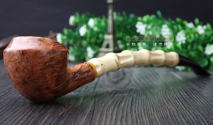 意大利维布拉蒂Viprati VIP进口石楠木手工烟斗 竹节斗V29-1