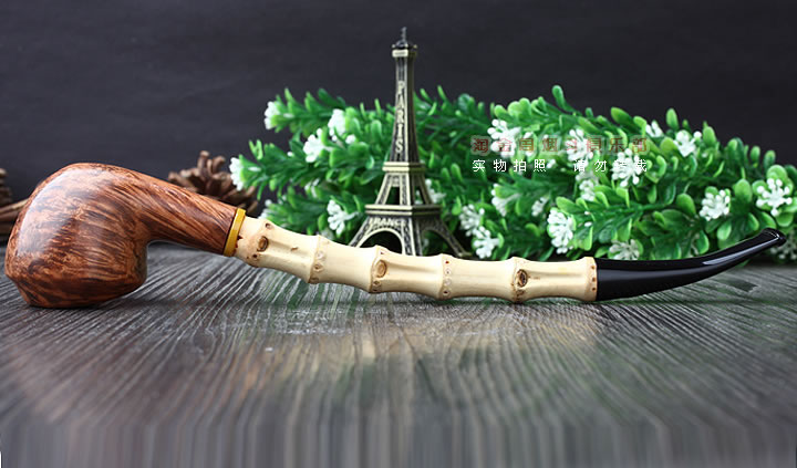 意大利维布拉蒂Viprati VIP进口石楠木手工烟斗 竹节斗V29-4