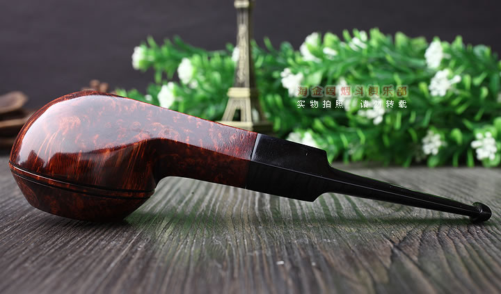 淘金周 英国Dunhill AMBER ROOT登喜路石楠木烟斗 琥珀根4217-4