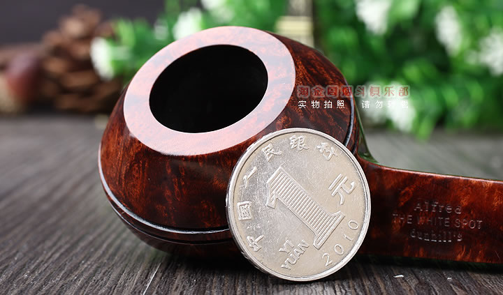淘金周 英国Dunhill AMBER ROOT登喜路石楠木烟斗 琥珀根4217-6