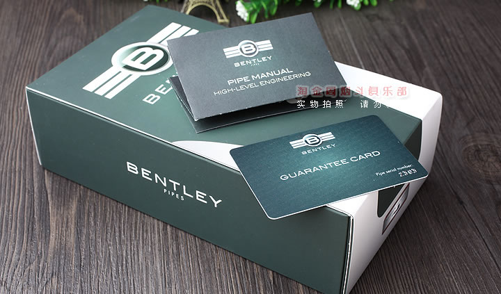 宾利汽车订制斗 Bentley石楠木烟斗 6件套装 黑色弯斗-11