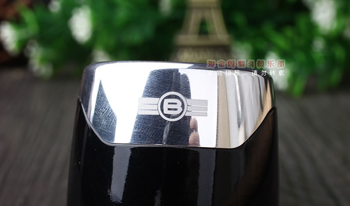 宾利汽车订制斗 Bentley石楠木烟斗 6件套装 黑色弯斗-7