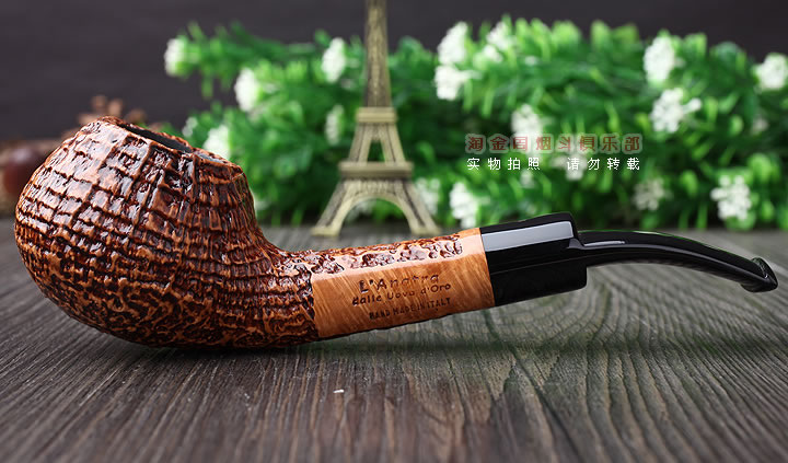 原装进口 意大利L'ANATRA鸭子 石楠木手工烟斗 5件套装LA81-3