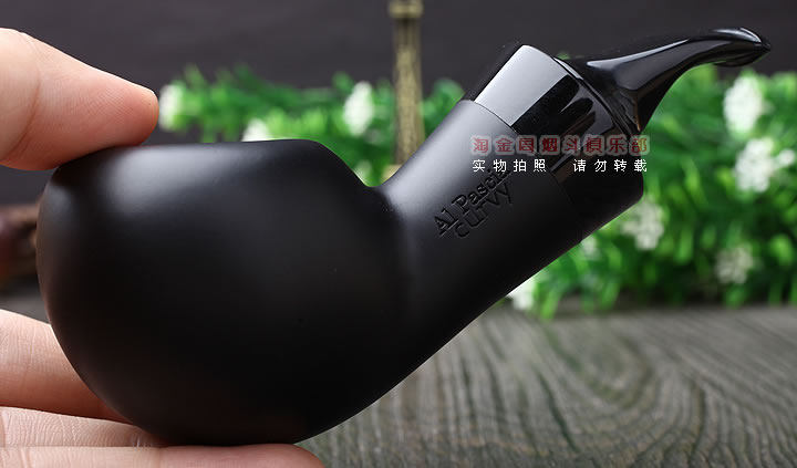 进口荷兰大班AL PASCIA石楠木烟斗 6件套装 大气室 肥仔斗 磨砂弯-10