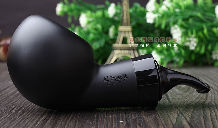 进口荷兰大班AL PASCIA石楠木烟斗 6件套装 大气室 肥仔斗 磨砂弯-3