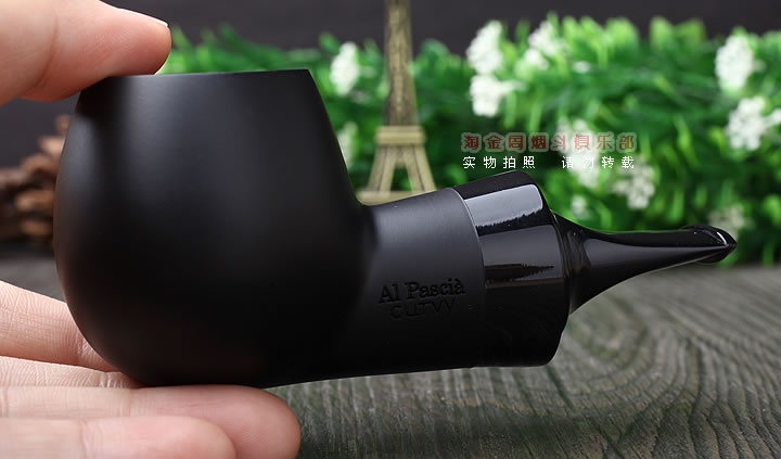 进口荷兰大班AL PASCIA石楠木烟斗 6件套装 大气室 肥仔斗 磨砂直-10