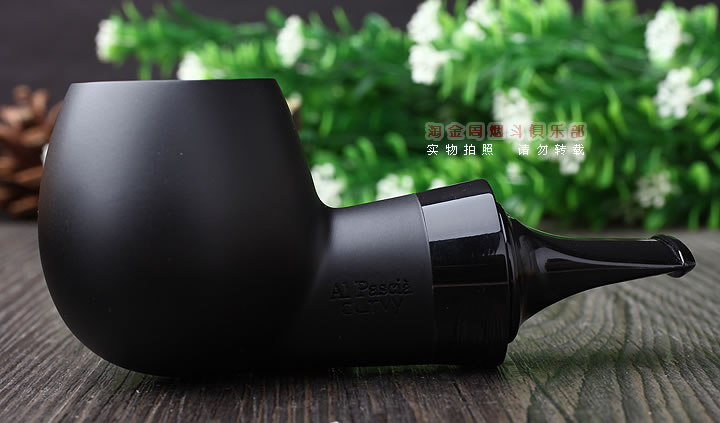 进口荷兰大班AL PASCIA石楠木烟斗 6件套装 大气室 肥仔斗 磨砂直-3