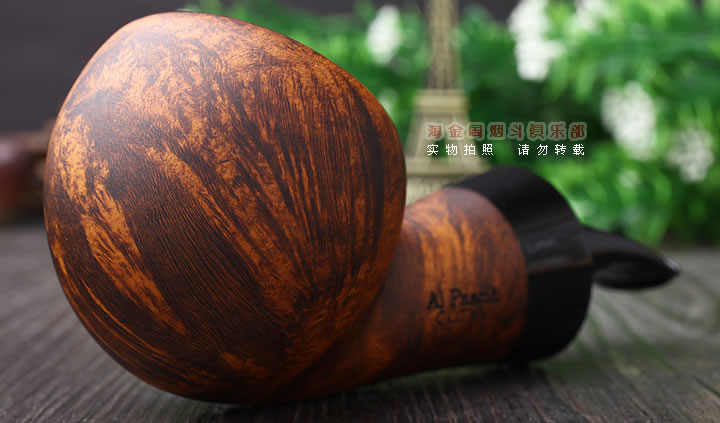 进口荷兰大班AL PASCIA石楠木烟斗 6件套装 大气室 肥仔斗 亚光弯-1