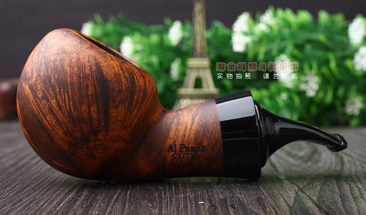 进口荷兰大班AL PASCIA石楠木烟斗 6件套装 大气室 肥仔斗 亚光弯-3