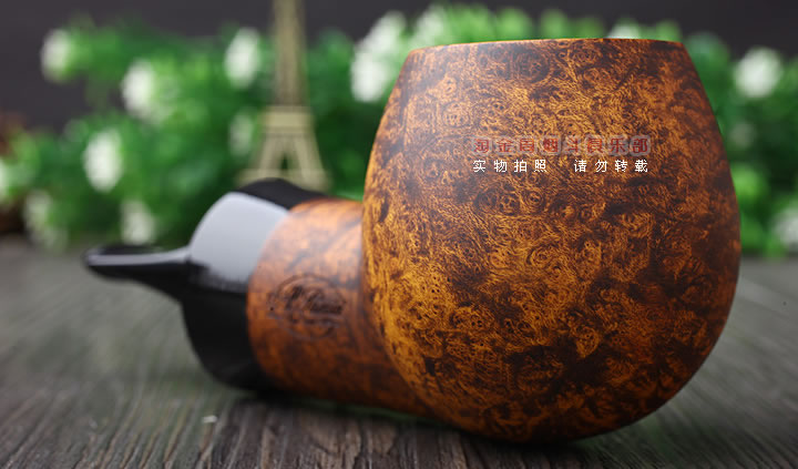 进口荷兰大班AL PASCIA石楠木烟斗 6件套装 大气室 肥仔斗 亚光直-2