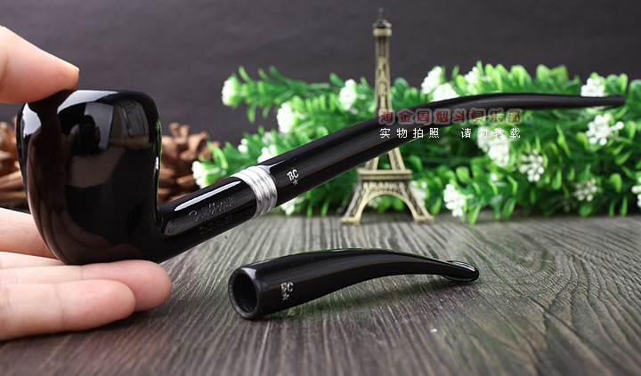 法国BC Amdeus Chevalier 石楠木烟斗 六件套 双嘴阅读斗-8