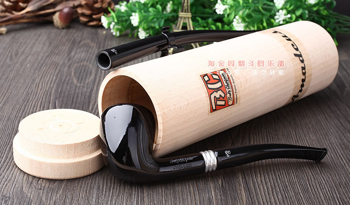 法国BC Amdeus Chevalier 石楠木烟斗 六件套 双嘴阅读斗-9