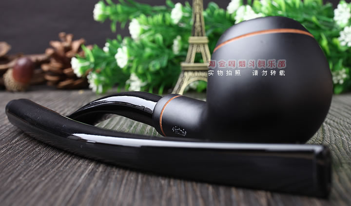 法国BC Livre Noir Mat 石楠木烟斗 六件套 双嘴阅读斗-2