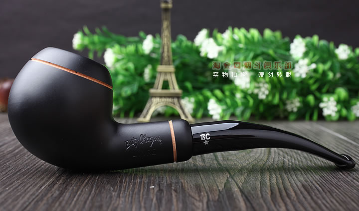 法国BC Livre Noir Mat 石楠木烟斗 六件套 双嘴阅读斗-3