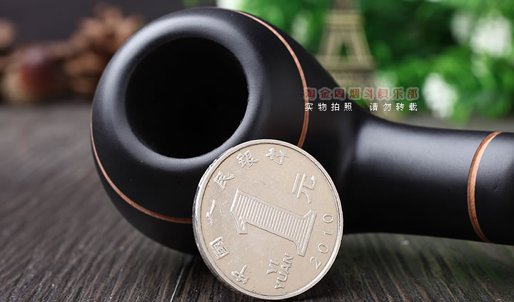 法国BC Livre Noir Mat 石楠木烟斗 六件套 双嘴阅读斗-5